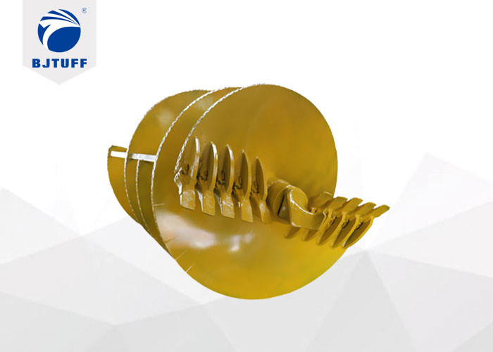 Durable Double Cut Clay Straight Auger Dia 400mm 2000mm Customized Bored Piling Tools